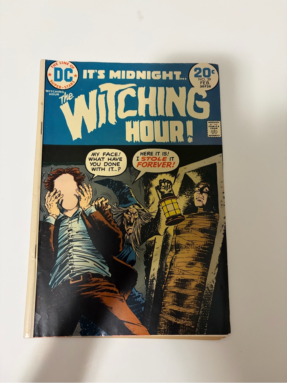 DC Comics "The Witching Hour #39" Vintage Horror Comic